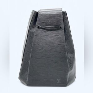 Louis Vuitton Black Epi Leather Sac A Dos Backpack/Crossbody Bag